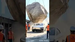 Rolls Royce Crash Test #ai #rollsroyce #tesla #cybertruck #animation #3d