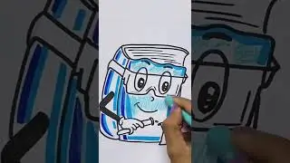 Happy book experiment how to draw | Science day Drawing easy ideas