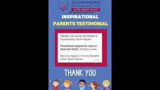 #ParentTestimonials #GratefulParents #SuccessStories #Education #HappyParents #StudentAchievements