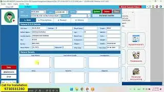 Hospital & Clinic Software- OPD/IPD/Billing/Prescription/Patients Records - Call 9730331240