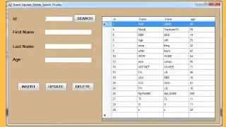 C# & MySQL - Insert Update Delete Search Display Part 1 [ with source code ]