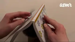 asmr | book cover tapping & scratching on the mic 😴 