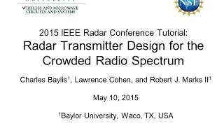 2015 IEEE Radar Conference Tutorial: Radar Transmitter Design for the Crowded Radio Spectrum