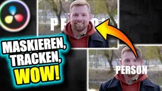 Mit DIESEM EFFEKT platzierst du TEXT hinter Objekten / Personen ✨ DaVinci Resolve Tutorial [Deutsch]