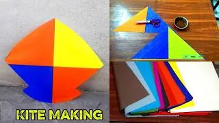 How to Make Professional Paper Kite | How to Make New Design Kite At Home !