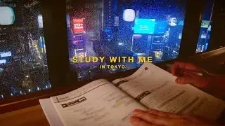 ☕ STUDY WITH ME | tokyo night cafe | pomodoro timer 25 / 5