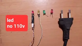 como ligar o led no 110V