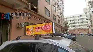 Outdoor Double-sided Top Taxi LED Digital Sign Screen Display