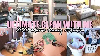 2020 EXTREME CLEANING MOTIVATION | ULTIMATE CLEAN WITH ME | WHOLE HOUSE (ALMOST) CLEANING ROUTINE