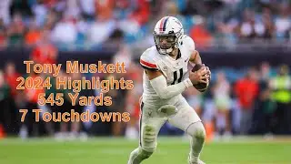 Tony Muskett 2024 highlights! Virginia QB