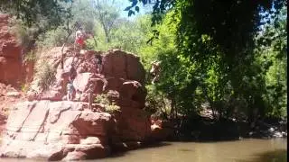 Cliff Jumping at The Bull Pen in Camp Verde, AZ
