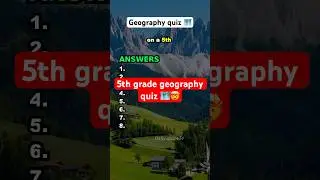 5th grade geography quiz 🗺️ #quiz #geographyquiz