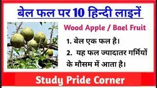 10 Lines on Wood Apple Fruit in Hindi | 10 Lines on Bael Fruit | बेल फल पर 10 हिन्दी लाइनें