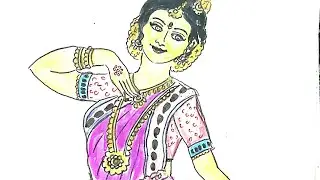 Dancing girl art... watch full video and follow.  