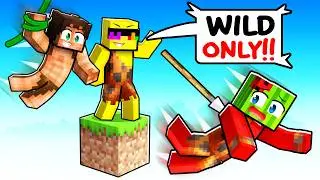Minecraft, но у нас есть только один блок