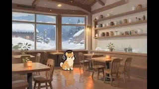 Cozy Winter Lofi Café ☕❄️ | Chill Beats for Study, Relax & Focus