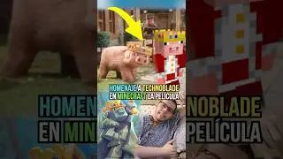 El Cerdito de MINECRAFT La Pel&iacute;cula es un homenaje a Technoblade #minecraft #minecraftshorts