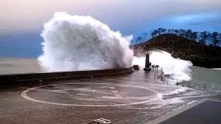 Lekeitio, peligro en las olas