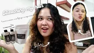 Bleaching My Hair 😍✨ | Hybrid Colours Bleach | hakymguevarra