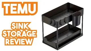 TEMU REVIEW - Under Sink Storage Rack Is it Any Good