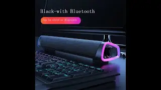 3d Компьютерные колонки BLE5 0 Проводной громкоговоритель Звуковая панель объемного звучания Динамик