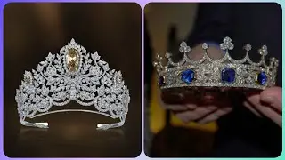 Wounderful Royal diamond tiaras design || precious stone crown ideas #decorlife #diamondcrown #tiara