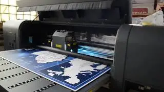 УФ печать на принтере HP Scitex FB500