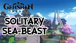 Solitary Sea-Beast Walkthrough - Sakura Blooms Location l Genshin Impact (No Commentary)
