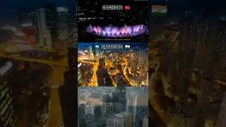 which city do you like hangzhou 🇨🇳 gurugram 🇮🇳 dhanka 🇧🇩#india #china #bangladesh #nightveiw