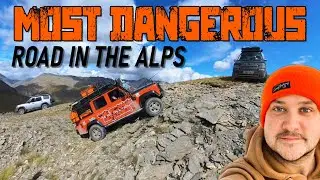 Most DANGEROUS Off Road Trail in Europe | Overland 4x4 in The Alps | Monte Jafferau