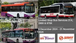 Remembering Limited-Stop Bus Services 21X, 298X & 979X Tribute