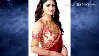 New Fancy Sarees Designs | Latest Saree Blouse Designs 2018