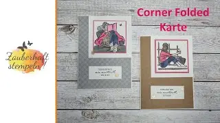 Corner folded card | ENTSPANNTE MOMENTE | Karte mit geknickter Ecke | Minikatalog '22 | Stampin' Up!