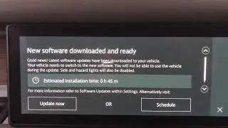 Обновление программного обеспечения Land Rover Defender L663 &mdash; v3.1