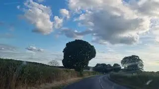 Road Trip 🇬🇧 | Driving From Sutton On Trent To Whaley | Raw Footage | Newark To Langwith | Via A1