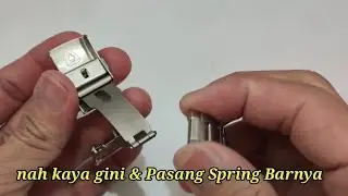 Cara Ganti Buckle Pengunci Tali Rantai Jam Tangan  stainless