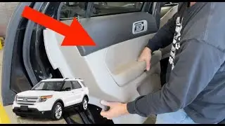 How To Remove / Replace Rear Door Panel On A 2011-2015 Ford Explorer