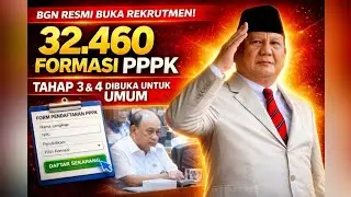 Resmi BGN akan buka rekrutmen PPPK Tahap 3 dan 4 untuk umum sebanyak 32.460 FORMASI