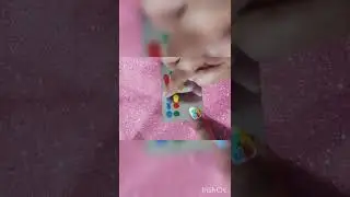 Easy colorful  holi special nail art #shorts #ytshorts