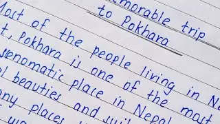 How to write 'Travelogue' in easy and effective way full detail info.Com.English grade 11 and 12