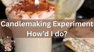 Fun Fall Candlemaking - A faux Cappuccino - A Pumpkin Candle - An Acorn Candle