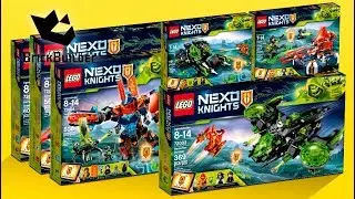 COMPILATION ALL LEGO Nexo Knights 2018 - Speed Build