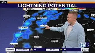 Lightning chances grow as temperatures cool in the PNW