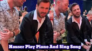 Stjepan Hauser Sing Christmas Song While Playing Piano 2022