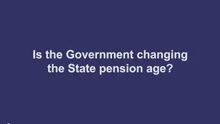 State pension age