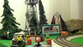 Lionel New York Central PA-1 pulling a short freight.