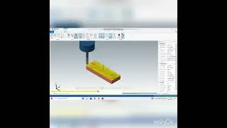 milling operation spanner profile simulation #mastercam2022 #milling