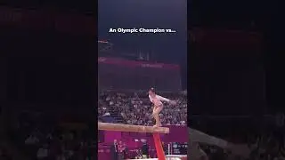 Which beam routine is more impressive? #gymnastics #beam #simonebiles #olympics #champion