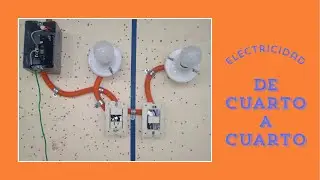 CÓMO CONECTAR DOS APAGADORES ENTRE HABITACIONES (explicación práctica)