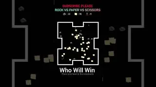 ROCK VS PAPER VS SCISSORS WHO WILL WIN PLACE YOUR BEST IN THE COMMENTS #rock #paper #scissors